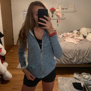 Kohls Light Blue Zip-Up Hoodie